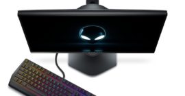 Alienware’s new high-speed gaming monitors have a place to hang your headphones