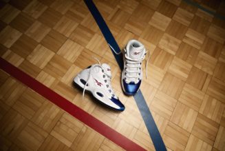 Allen Iverson’s Reebok Question Mid “Blue Toe” Sneaker Returns