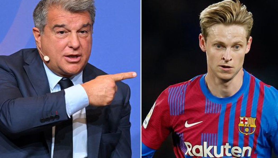 Barcelona Threaten Legal Action Against De Jong and Want Him to Revert to Previous Contract