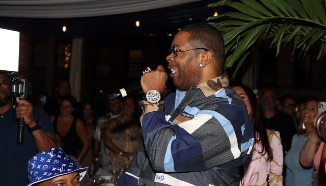 Busta Rhymes Checks Couple After Woman Gets Too Touchy