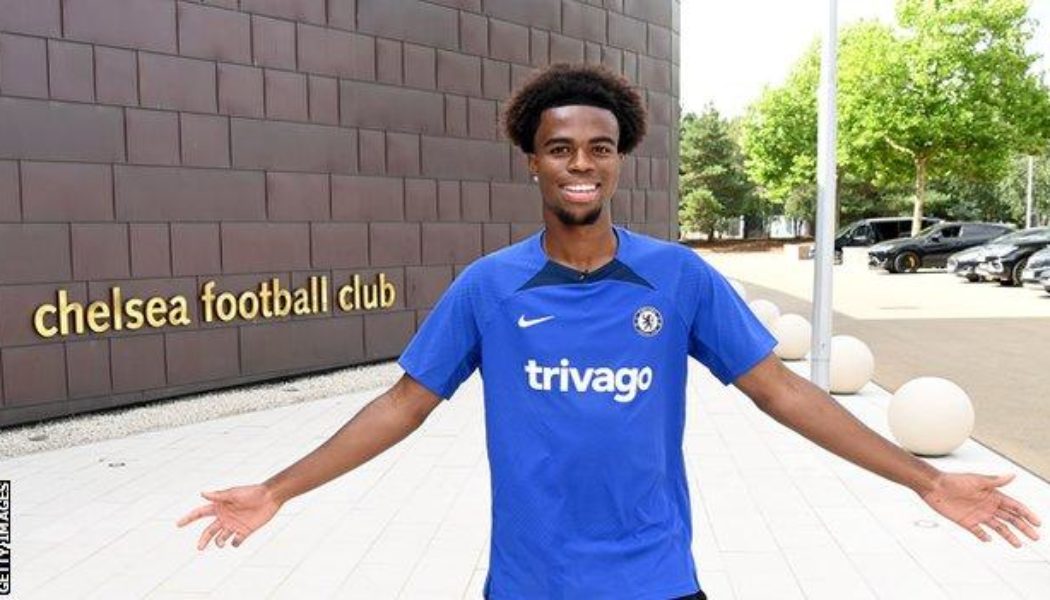 Carney Chukwuemeka signs for Chelsea from Aston Villa for £20m