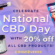 Celebrate National CBD Day with 20% Off at Consequence Shop and $300 Giveaway