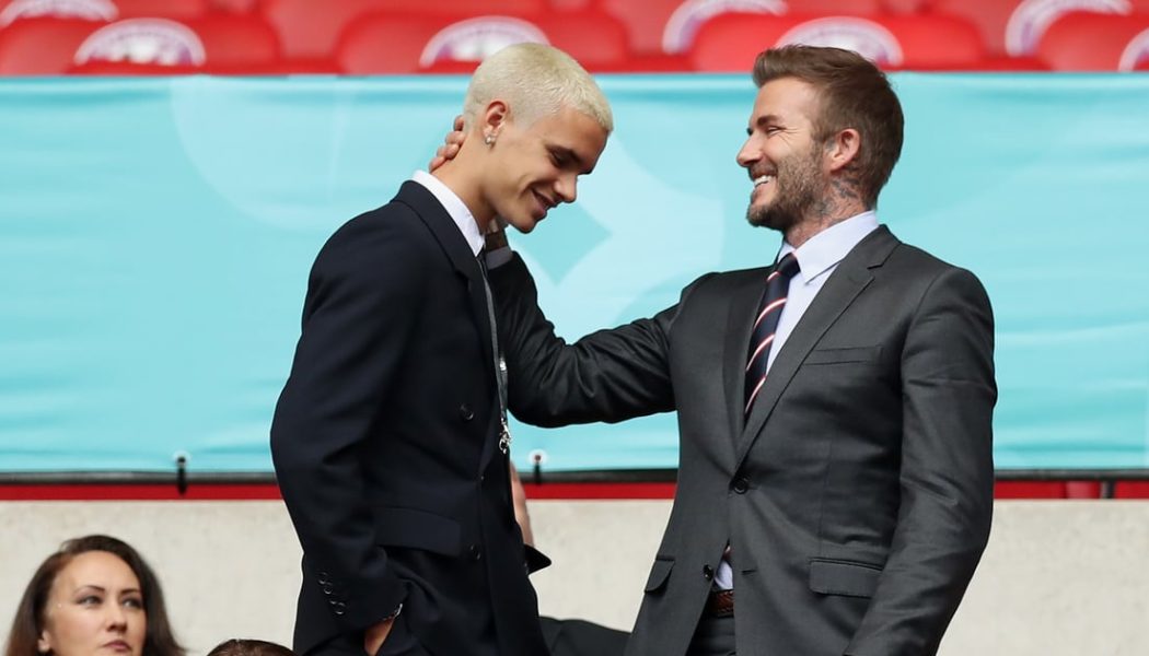 David Beckham Twins with Son Romeo in Matching Dior Co-ords While on Holiday in Miami