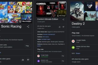Google is letting some people launch cloud games directly from search results