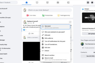 How to edit, delete, and restore a Facebook post