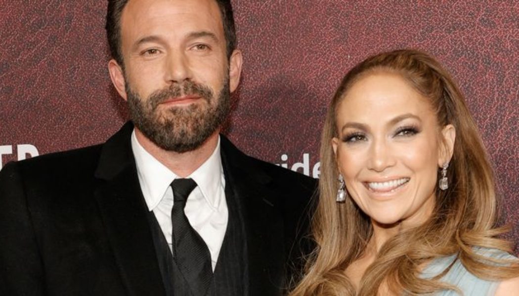 J.Lo Wore a Turtleneck Wedding Dress With Dramatic Ruffles—Oh, and 2 Other Gowns