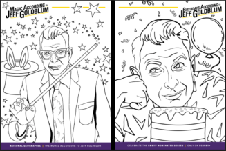 Jeff Goldblum Unveils The World According to Jeff Goldblum Coloring Book