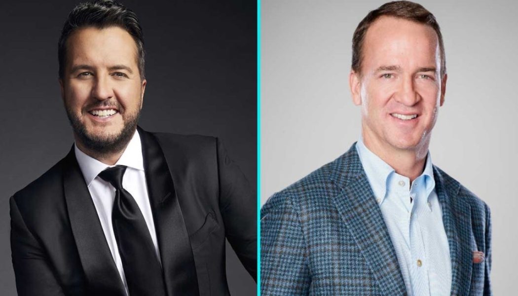 Luke Bryan, Peyton Manning to Co-Host 2022 CMA Awards