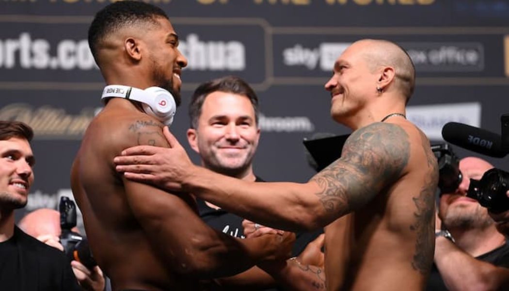 Oleksandr Usyk vs Anthony Joshua 2: Weigh-In Results