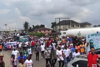 PHOTOS: Owerri is Locked Down in Million Man March for Peter Obi