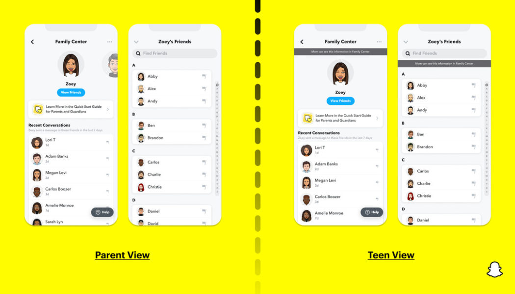 Snapchat to let parents see who their kids are chatting with in app