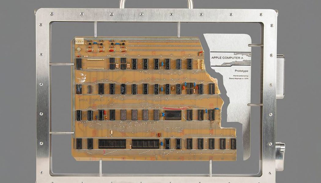 Steve Jobs’ Original “Apple Computer A Prototype” Sold for Over $600,000 USD at Auction
