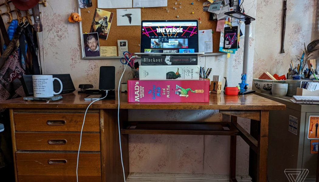 The evolution of my budget standing desk