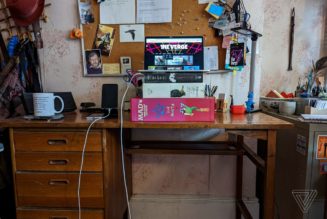 The evolution of my budget standing desk