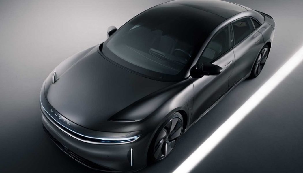 The Lucid Air is Getting a $6,000 USD Stealth Trim