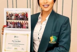 Tonto Dikeh Graduate from Advance Leadership Course