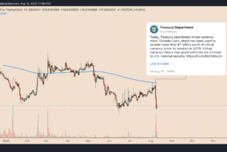 TORN price sinks 45% after U.S. Treasury sanctions Tornado Cash — Rebound ahead?