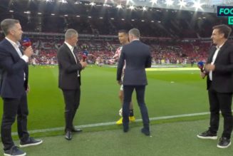 WATCH: Cristiano Ronaldo Hilariously Blanks Jamie Carragher in Pre-Match Handshakes Against Liverpool
