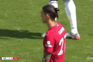 WATCH: Darwin Nunez equalises for Liverpool with cheeky flick