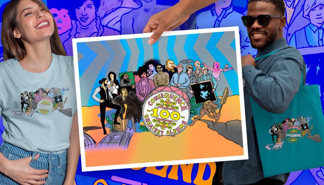 Bring the Greatest Albums of All Time Everywhere You Go with Our New Legends Merch Collection