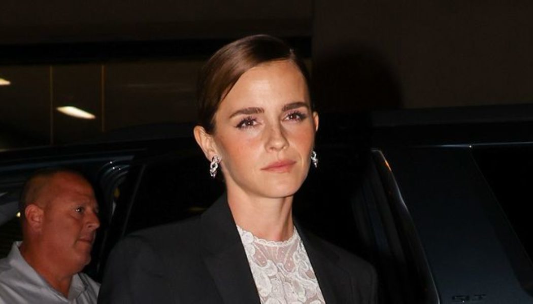 Emma Watson Just Wore a Sheer ‘Wedding Dress’ With the Most London Shoe Style