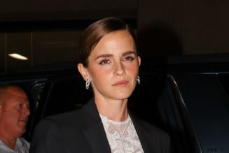 Emma Watson Just Wore a Sheer ‘Wedding Dress’ With the Most London Shoe Style