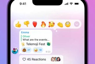 Emoji statuses and ‘infinite’ reactions are among Telegram’s latest features
