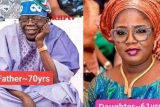 LET TALk: Tinubu, the father 70yrs, Daughter 61yrs, we need Good Mathematician to sold this math for us