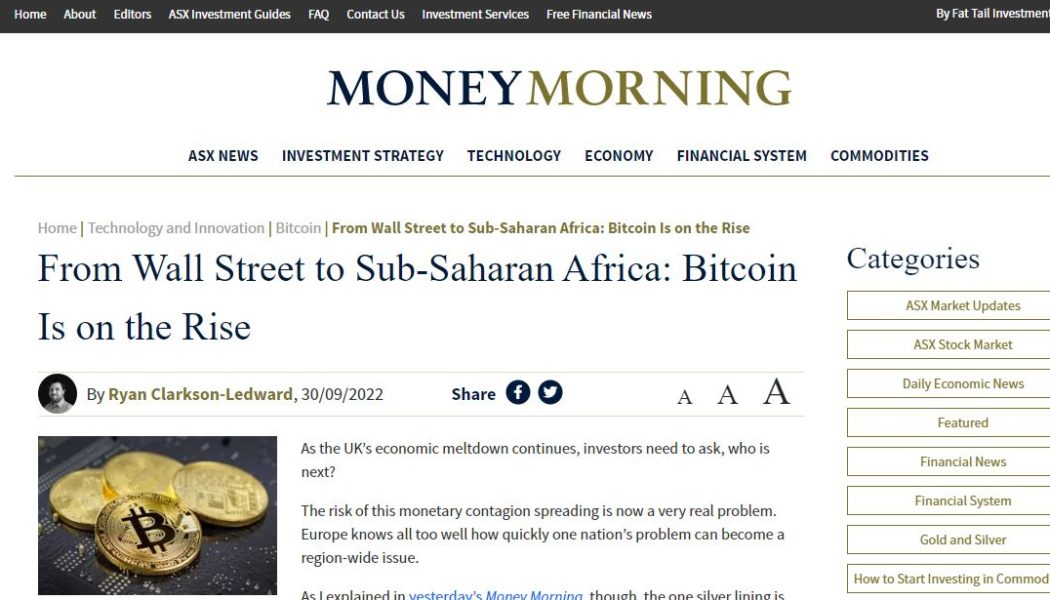 Mainstream media sentiment shifts in favor of Bitcoin amid fiat currency woes