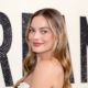 Margot Robbie Radiates Wedding Energy in Strapless White Chanel