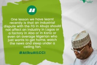 Nigeria Dresses in Borrowed Robes – Atiku Abubakar