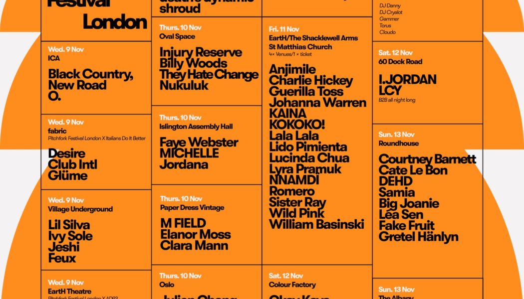 Pitchfork London Adds Final Wave of Artists