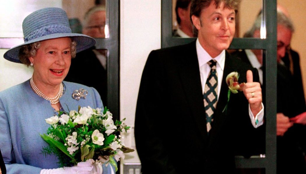 Queen Elizabeth II With Spice Girls, Lady Gaga, Ed Sheeran & More Musicians