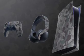 Sony Is Releasing the Gray Camouflage Collection for the PS5