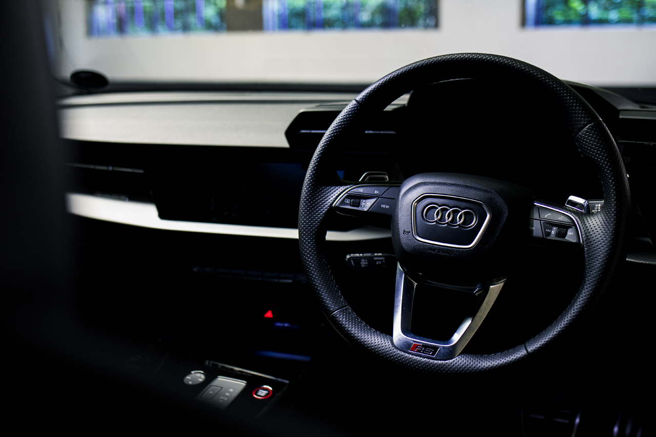 Audi RS3 2022 Kyalami Green Hot Hatchback Hypebeast Test Drive Review Mercedes AMG A45S Volkswagen Golf R Competitor