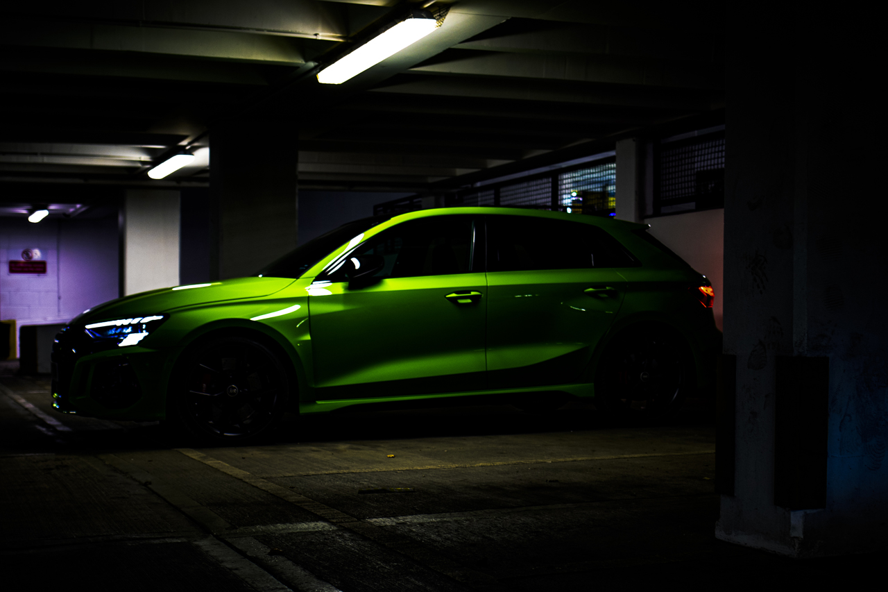 Audi RS3 2022 Kyalami Green Hot Hatchback Hypebeast Test Drive Review Mercedes AMG A45S Volkswagen Golf R Competitor