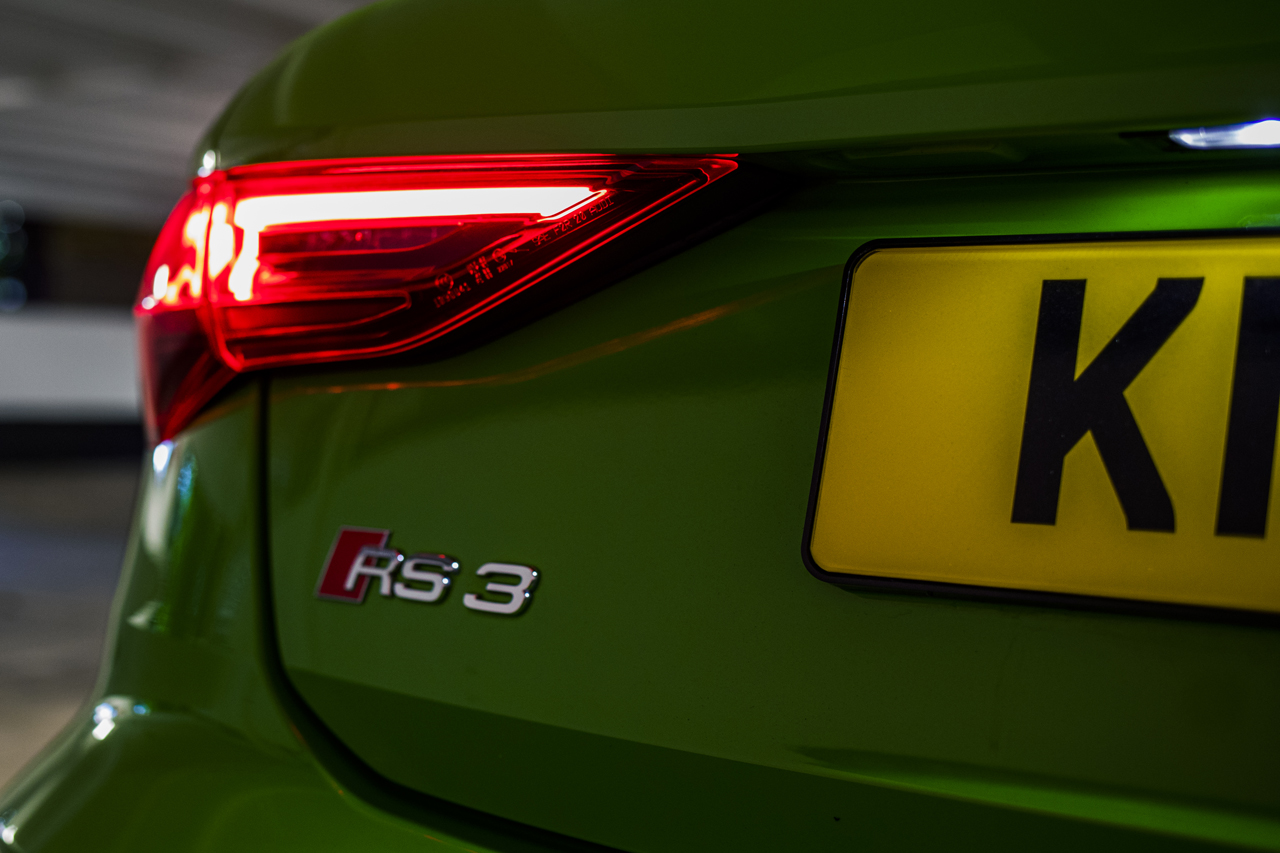 Audi RS3 2022 Kyalami Green Hot Hatchback Hypebeast Test Drive Review Mercedes AMG A45S Volkswagen Golf R Competitor
