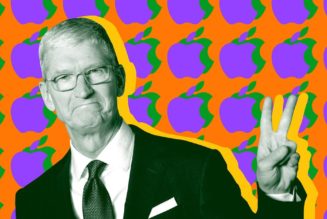 Tim Cook, Jony Ive, and Laurene Powell Jobs, live at Code