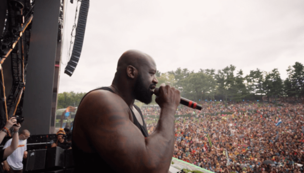 Watch Shaq Pause His DJ Set to Help a Fan Caught In a Mosh Pit