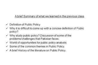 Why Study Public Policy Analysis
