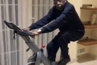 2023: Am alive and healthy to serve Nigeria – Tinubu Say as he release video excersing (VIDEO)