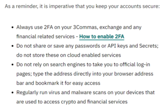 3Commas issues security alert as FTX deletes API keys following hack