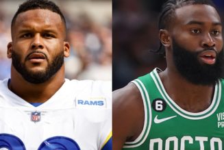 Aaron Donald and Jaylen Brown Are Both Leaving Donda Sports