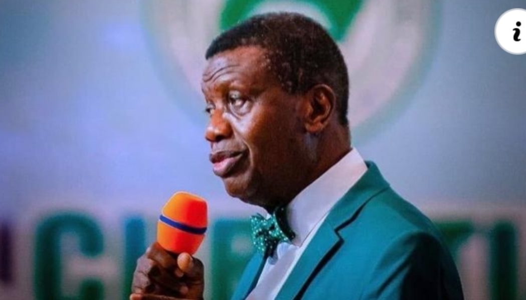 Blame Christian for What is happening in Nigeria Today – Pastor Adeboye