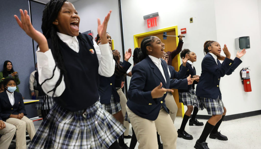 Diddy Pays Surprise Visit To Bronx Charter School He Co-Counded