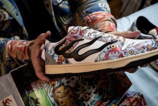 Henbo Henning Unveils ‘FLAME GHOST 1’ Sneaker & Tattoo Flash Print with roosi