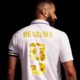 Karim Benzema Celebrates Ballon d’Or Win With a Golden Real Madrid Jersey