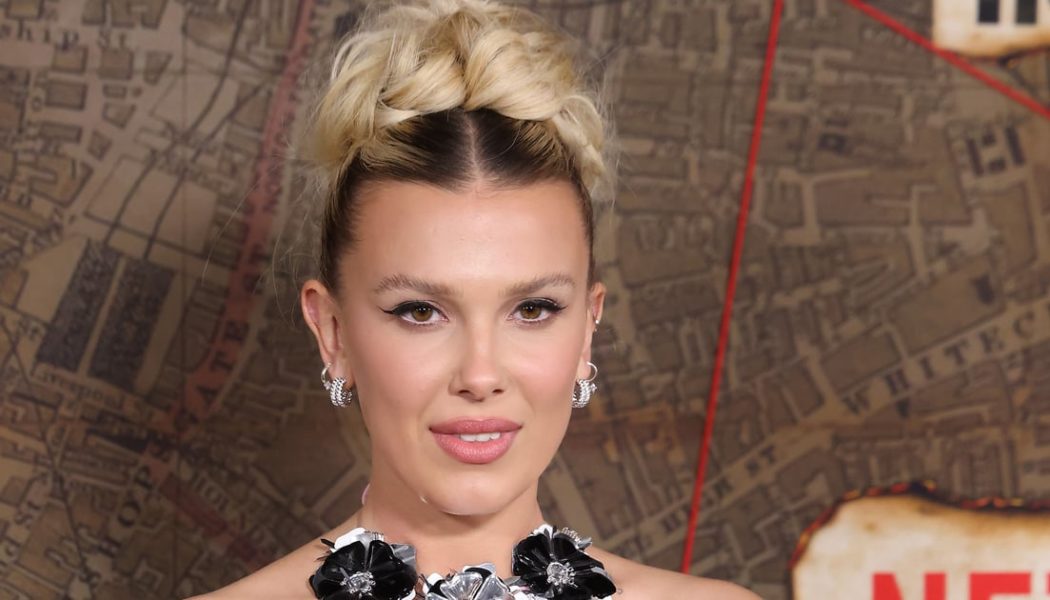 Millie Bobby Brown Unveils Sweet New Ribcage Tattoo in Plunging Backless Gown