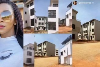 Nollywood actress Genevieve Nnaji finally completes her multi billion Naira Estate in Abuja