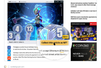 Turn Cointelegraph articles into NFTs — Early access for 500 readers